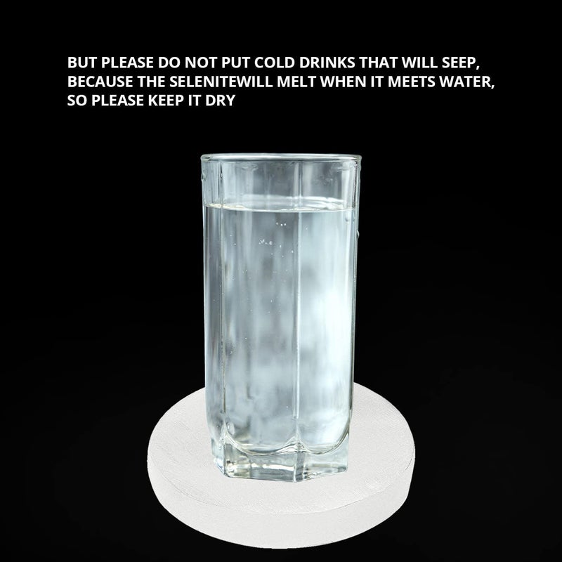 Himalayan Glow WBM Selenite Crystal Charging Plate 3-4 Inch, Recharging Crystals, Round Moroccan Charging Station Witchcraft supplies Ideal for Smudging Healing and Meditation - Image 3