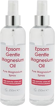 Epsom بخاخ زيت المغنيسيوم إبسوم للجسم مصدر نقي وطبيعي من كلوريد المغنيسيوم مكمل بخاخ المغنيسيوم يدعم استعادة العضلات نباتي وخالي من زيت النخيل 500 مل - Image 1