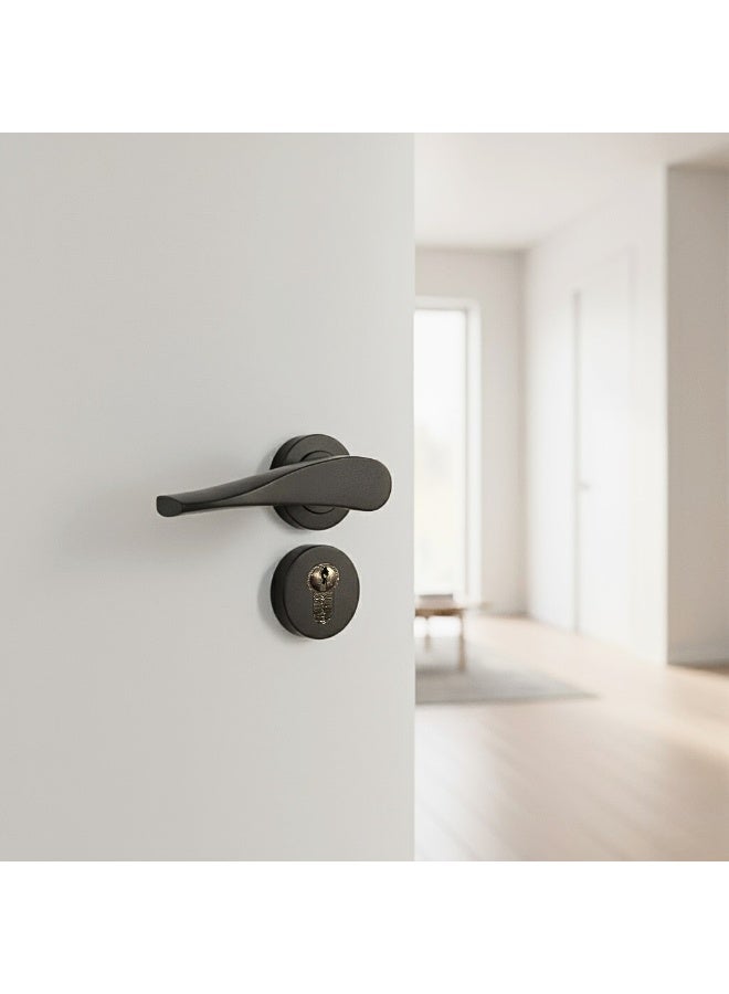 Siag Basak Rosetta Cylinder Door Handle - Image 1