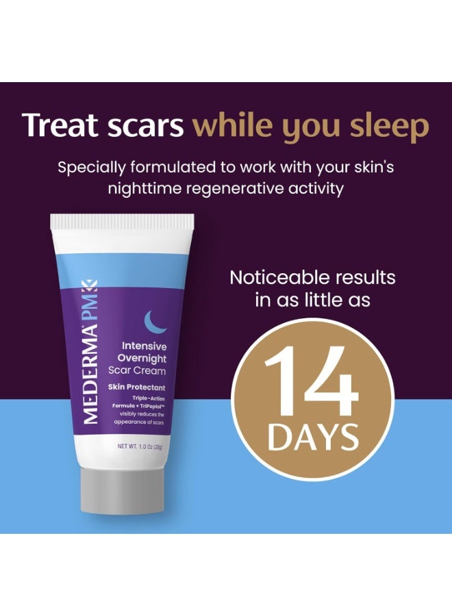 Mederma PM Intensive Overnight Scar Cream Nighttime 1.0 Oz (28g) - Image 2