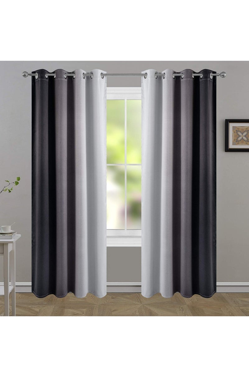 كي واي دي ستائر التعتيم ، ستائر التعتيم ذات الخيوط الزخرفية ، ستائر تعتيم الغرفة المعزولة حراريا لغرفة المعيشة في غرفة النوم 214x132 cm - Image 5