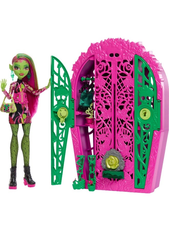 MONSTER HIGH مجموعة دمى فينوس مكفلايتراب من مونستر هاي أسرار الحديقة الغامضة - Image 2