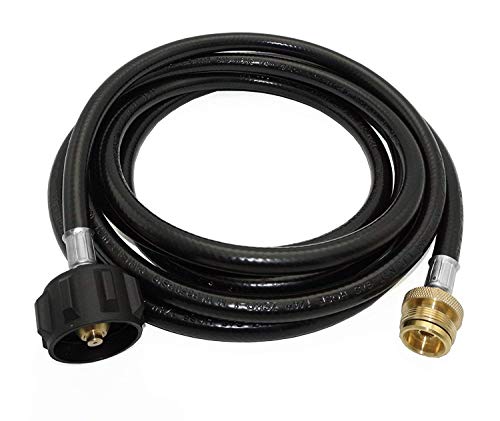 DOZYANT 12 Feet Propane Tank Converter Adapter Hose Assembly Replacement for QCC1 / Type1 LP Gas Tank with Safety Certified Connects 1 LB Bulk Propane Appliances to 20 LB Propane Cylinder Tank - Image 3