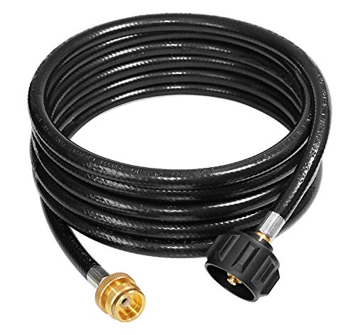 DOZYANT 12 Feet Propane Tank Converter Adapter Hose Assembly Replacement for QCC1 / Type1 LP Gas Tank with Safety Certified Connects 1 LB Bulk Propane Appliances to 20 LB Propane Cylinder Tank - Image 2