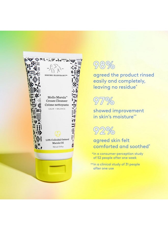 منظف كريمي من Drunk Elephant Mello Marula - 150 مل - غسول لطيف للوجه - خالٍ من الزيوت العطرية والسيليكون والعطور - Image 5