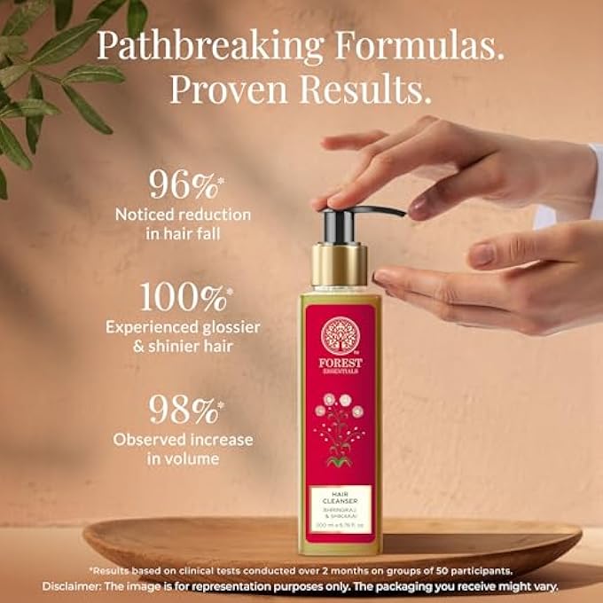 Forest Essentials HAIR CLEANSER BHRINGRAJ AND SHIKAKAI, 50ML - Image 3