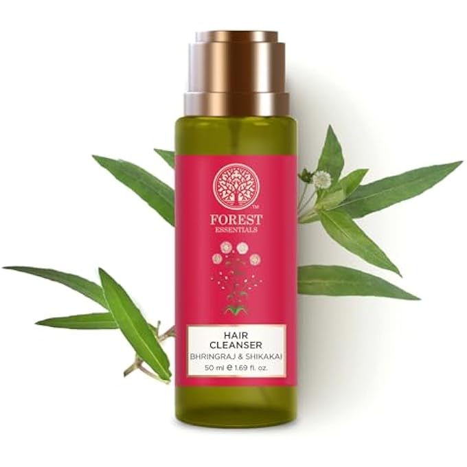 Forest Essentials HAIR CLEANSER BHRINGRAJ AND SHIKAKAI, 50ML - Image 1