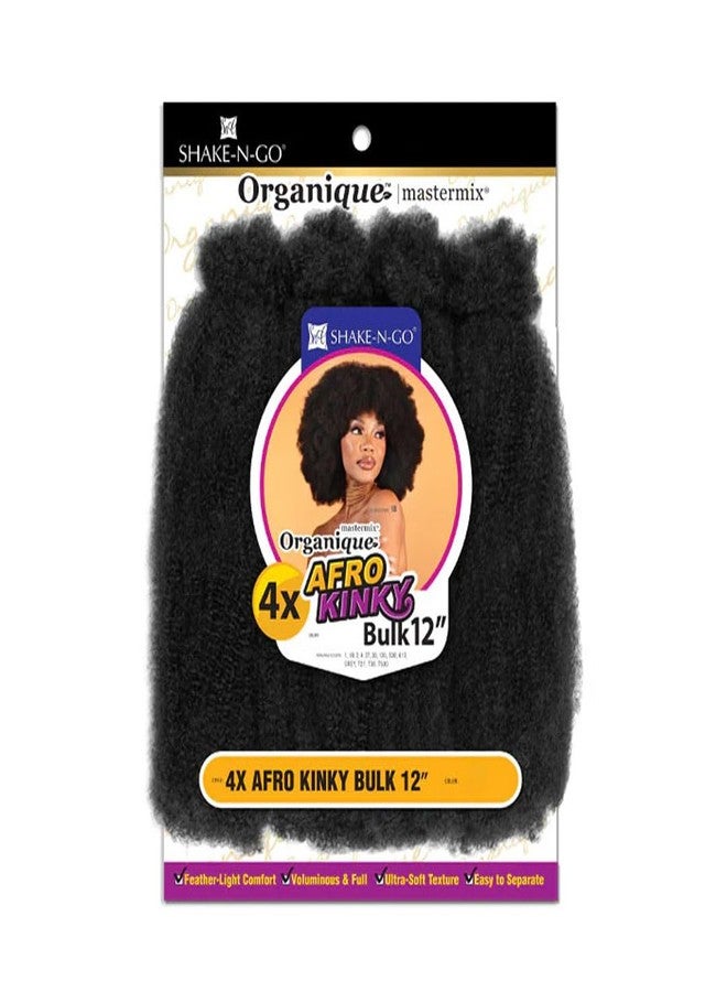 Shake-N-Go Dahlia 100% Human hair Afro Kinky Bulk 16 (NATURAL BLACK) - Image 4