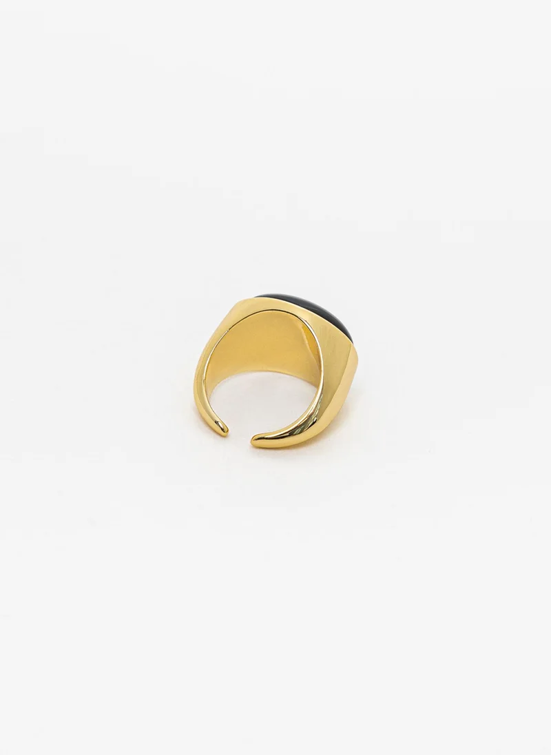 Lichi  Ring with a large oval stone for Women | Best Price UAE
