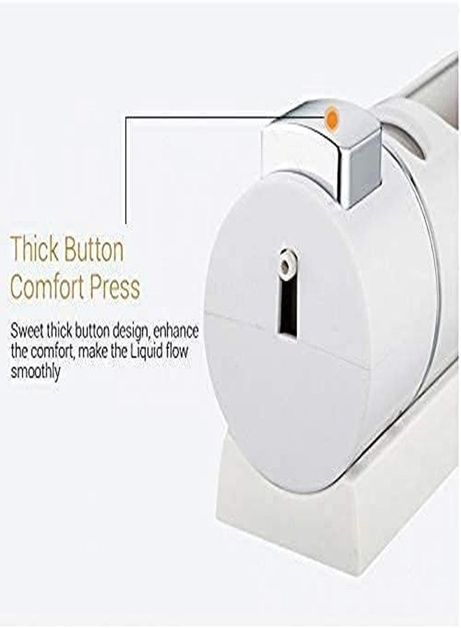 DEEDECORWAVE Multi-Purpose ABS Wall Mounted Soap Dispenser for Bathroom/Kitchen/Office – Refillable Shampoo, Conditioner, Lotion, Hand Wash & Gel Dispenser - Image 2