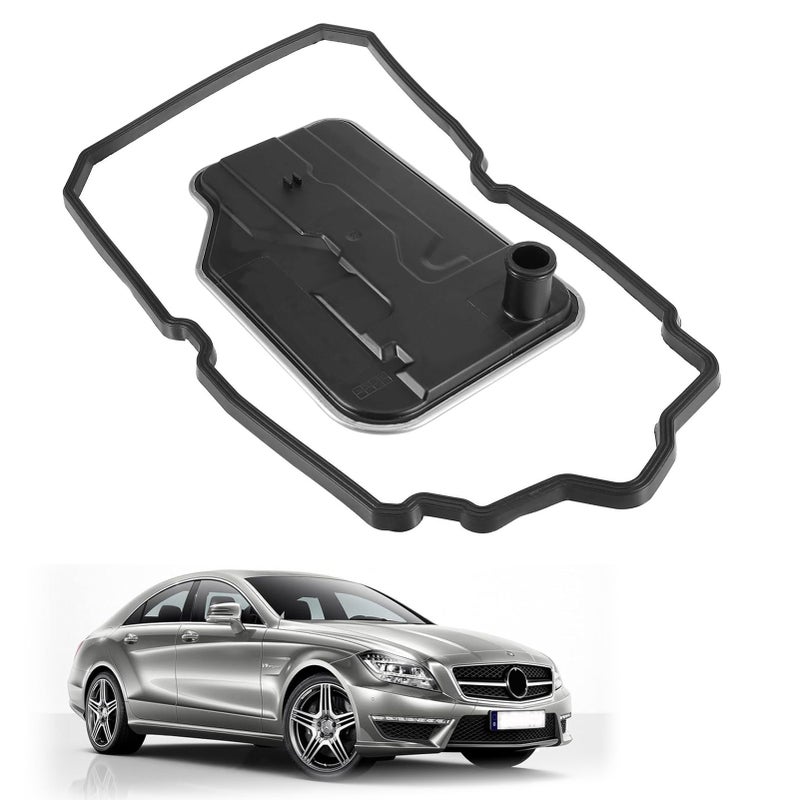 TOPVIGOR Automatic Transmission Filter Oil Pan Gasket Kit Fits for Mercedes Benz GL450 E350 C350 2006 2007 2008 2009 2010 2011 2012 2013 2014 Transmission Filter Kit 7229 Transmissions 2212770195