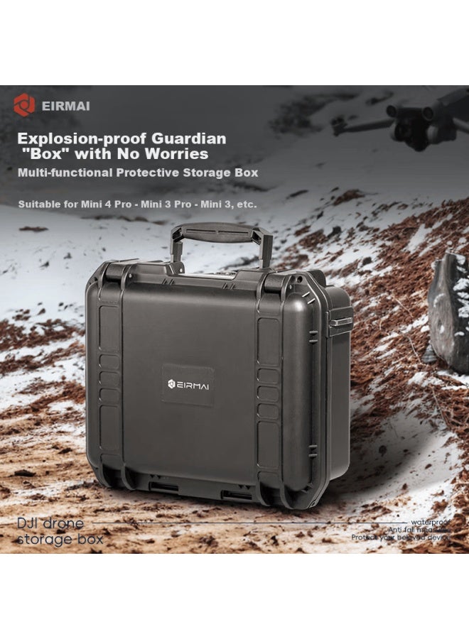 Eirmai R102, Suitable For Dji Mini 4 Pro/3 Pro/3, Universal Drone Storage, Long-range Flight Kit, Portable Camera Bag, Handheld Backpack, Accessory Case, Box