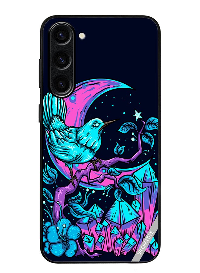 VR CREATIVE Protective Case Cover For Samsung Galaxy S24 Bird Vector Design Multicolour - Image 1
