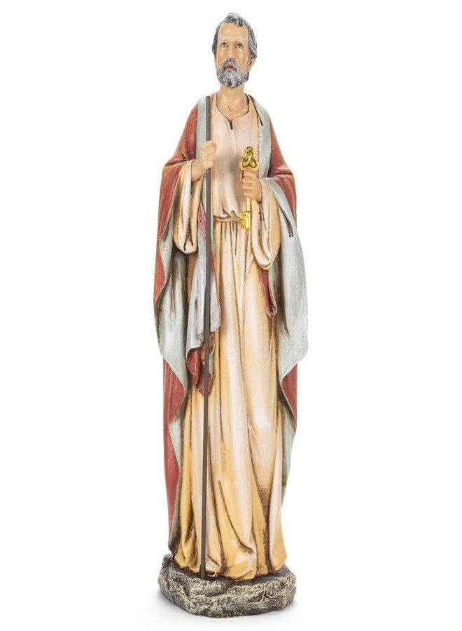 Roman Joseph's Studio Inc., St. Peter Figure, Renaissance Collection, 10.5" H, Resin and Stone, Religious Gift, Decoration, Collection, Durable, Long Lasting - Image 1