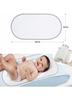 Beauenty 3-pack Baby Waterproof Diaper Pad Liner,Allergy-Proof And Super Soft,washable Reusable Diaper Leak Cover,Changing Pad Cover,Suitable For Newborn Boys And Girls(30*60cm,White)  - Image 2