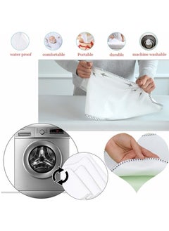 Beauenty 3-pack Baby Waterproof Diaper Pad Liner,Allergy-Proof And Super Soft,washable Reusable Diaper Leak Cover,Changing Pad Cover,Suitable For Newborn Boys And Girls(30*60cm,White)  - Image 5
