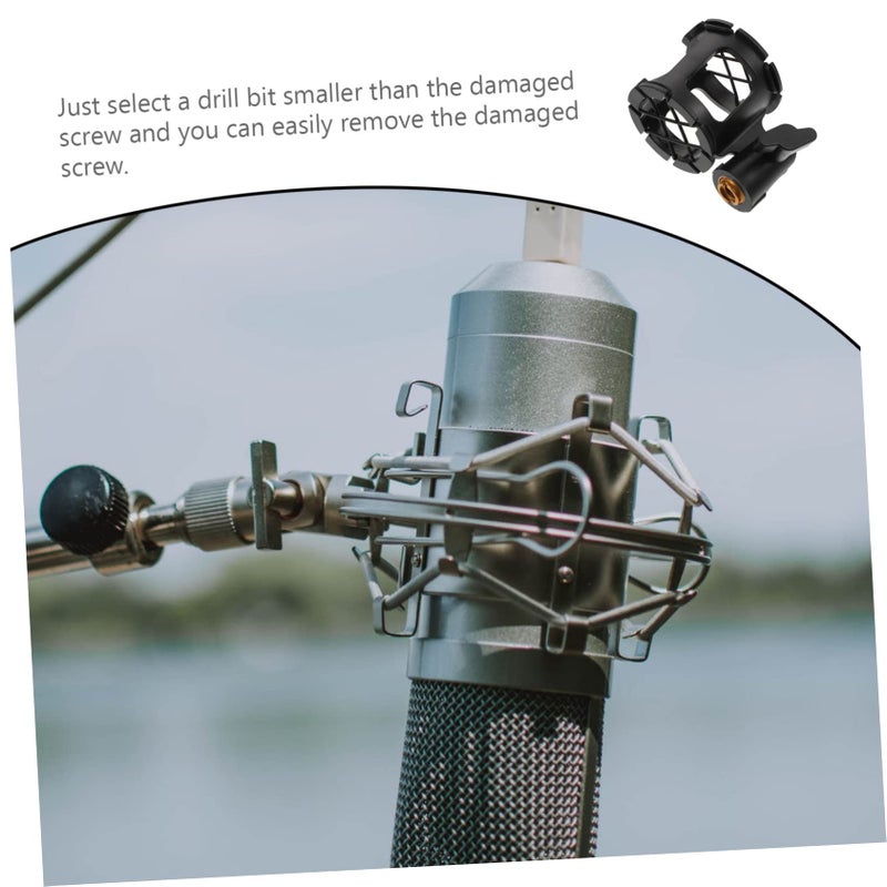 Adjustable Desktop Microphone Stand Honeycomb Shockproof Anti Vibration Clip Black - Image 3