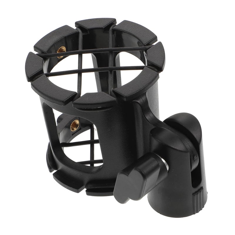 Adjustable Desktop Microphone Stand Honeycomb Shockproof Anti Vibration Clip Black - Image 2