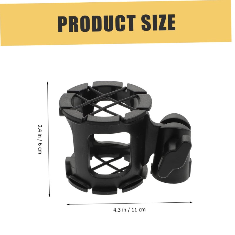 Adjustable Desktop Microphone Stand Honeycomb Shockproof Anti Vibration Clip Black - Image 5