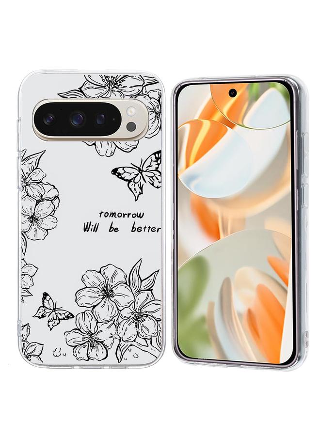 The Bros Phone Case For Google Pixel 9 Colorful Painting Pattern TPU Phone Phone Case - Image 1