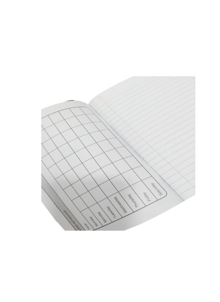 Navneet 4-Piece 200-Page A5 Single Line Exercise Book With PVC Cover Multicolour  - Image 4