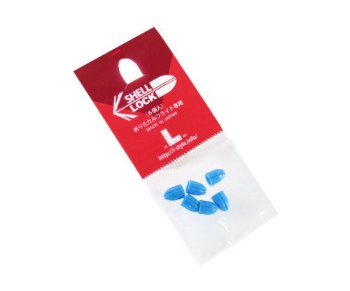 LSTYLE Dart Flight Accessory: Shell Lock Punch Rings for Paper/Foldable Dart Flights - Blue - Image 2