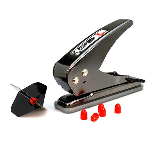 LSTYLE Dart Flight Accessory: Shell Lock Punch Rings for Paper/Foldable Dart Flights - Blue - Image 4