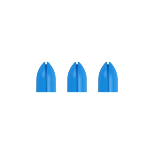 LSTYLE Dart Flight Accessory: Shell Lock Punch Rings for Paper/Foldable Dart Flights - Blue - Image 1