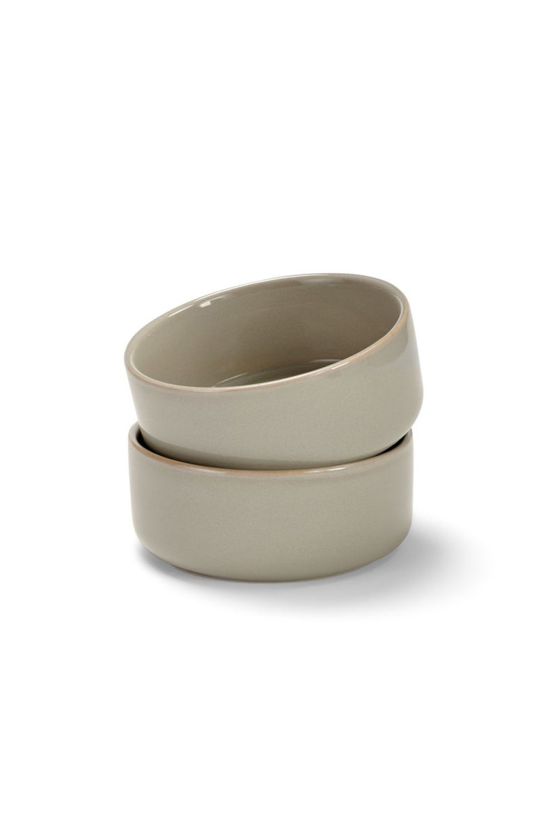 Tchibo 2 Piece Schalen Bowls, Beige - Image 2