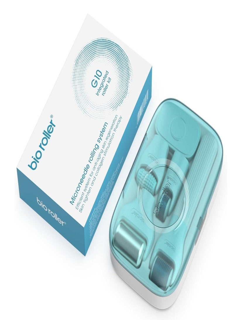 Bio Roller G10, Upgraded 9 IN 1 Derma Roller Kit with Jade Ice Roller, Face Roller including 6 Pcs Dermaroller Ice Jade Roller and 1 Pcs 27 Pin Micro Needles(1.5mm), Multifunctional Skincare Tools - Image 1