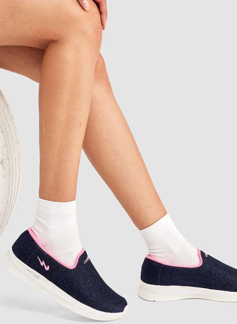 CAMPUS Navy/Pink Women's Navy Low-Top Slip-on Shoes - Lightweight Shoes, Minimalist Designed for Elegance for Women | Best Price UAE
