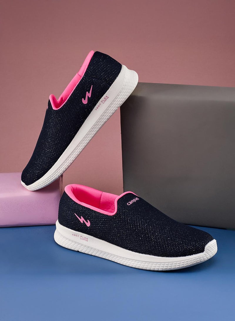 CAMPUS Women's Navy Low-Top Slip-on Shoes - Lightweight Shoes, Minimalist Designed for Elegance - Image 2