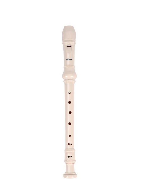 Soprano Recorder Instrument for Kids&Student - Fingering 8 Hole Flute ABS Descant Recorders for Beginners with Cleaning Rod and Bag, Beige
