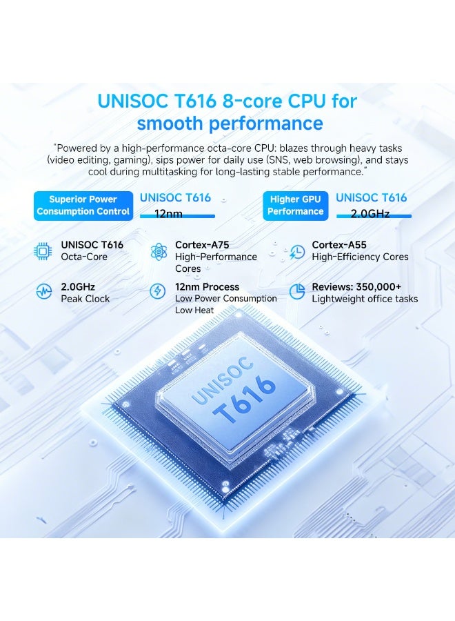 Philips T7310 Tablet 2025 11 inch Android 16 Unisoc T616 8GB RAM 128GB WiFi - Image 5