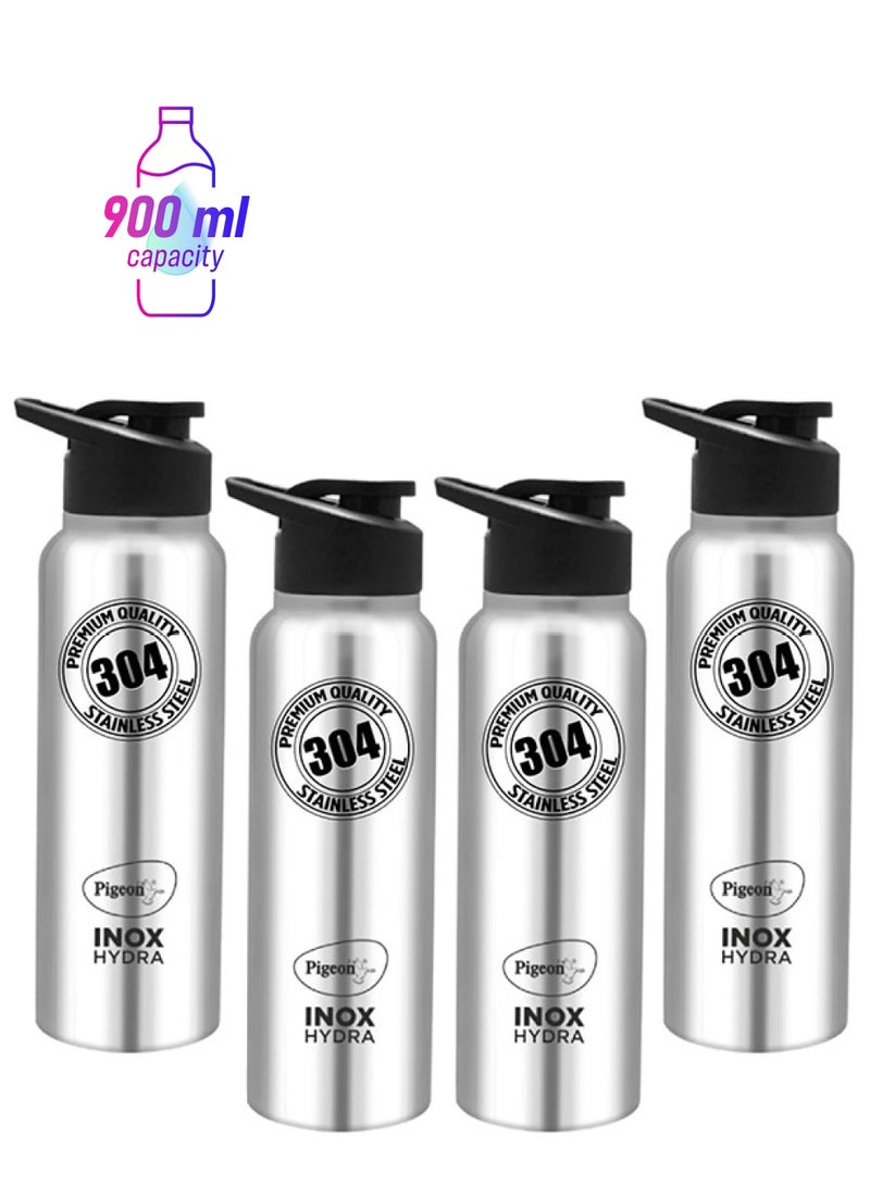 pigeon زجاجة 900 مل من بيجن بواسطة ستوفكرافت إنوكس (عبوة من 4، أسود، فولاذ/كروم، فولاذ) - Image 1