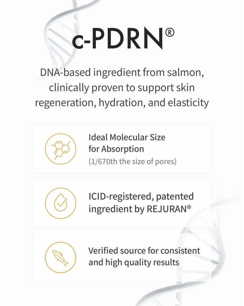 REJURAN كريم ريجوران النشط المعزز، DOT c-PDRN - تجديد عميق باستخدام الحمض النووي للسلمون مرطب للوجه لتعزيز الكولاجين، مرونة البشرة، شدها، ورفعها. العناية بالبشرة الكورية. (1.69 أونصة سائلة) - Image 5