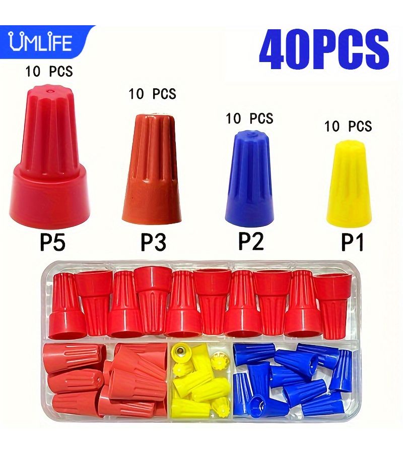 220 Pcs Insertable Quick Connectors With Rotating Spring Clasps AWG 24 7 - Image 1