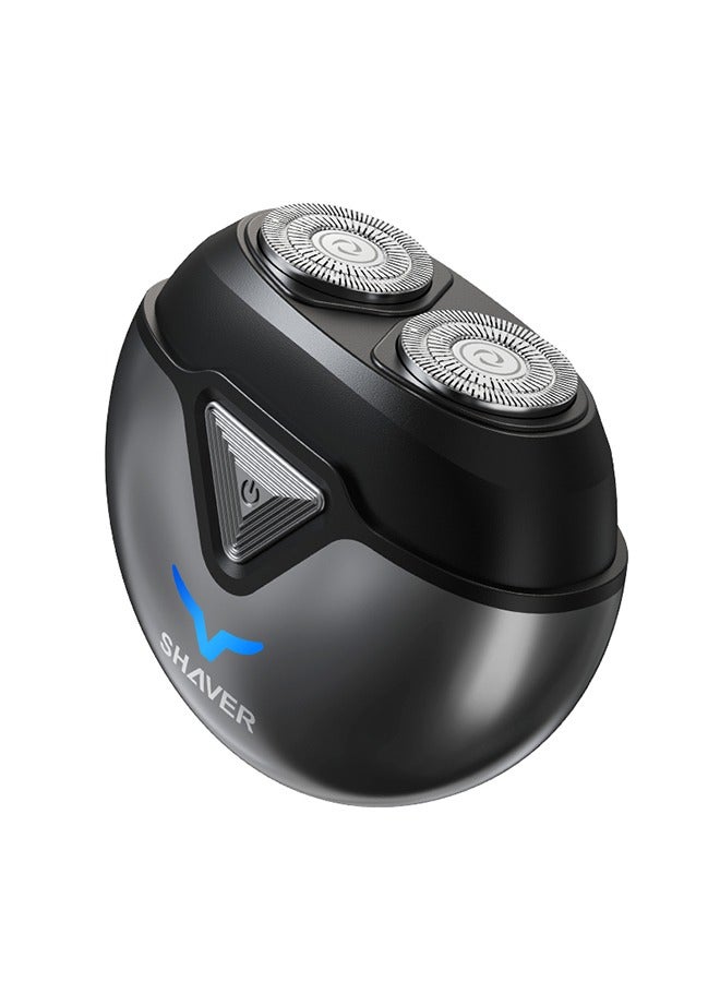 JCB CHIC Electric Mini Shaver for Men,Mini Pocket Razor,Dual Floating Head Compact Shaver-LED Power Display,Waterpoof Body&Magnetic Easy Clean,Great for Travel,car,Home - Image 1