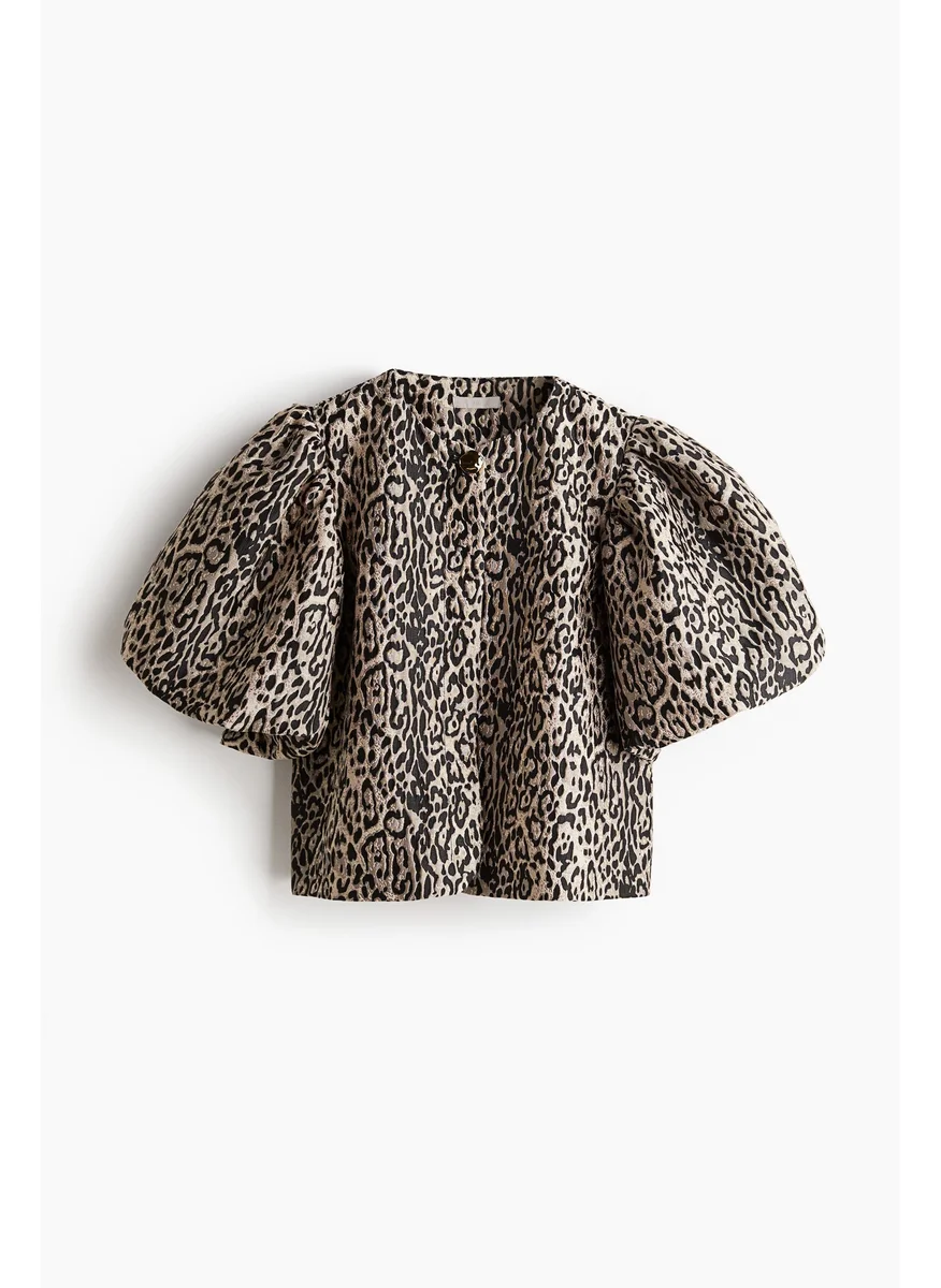 H&M Balloon-Sleeved Blouse