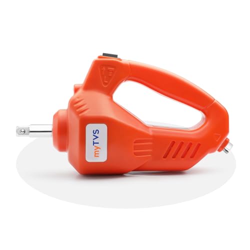 myTVS Electronic Wrench for Car | Compact & Effortless 12V Wrench for Car with 340 N.M Max Torque | Electronic Wrench with in-Built LED Light | 1+1 Year Warranty | TW-68 - Image 1