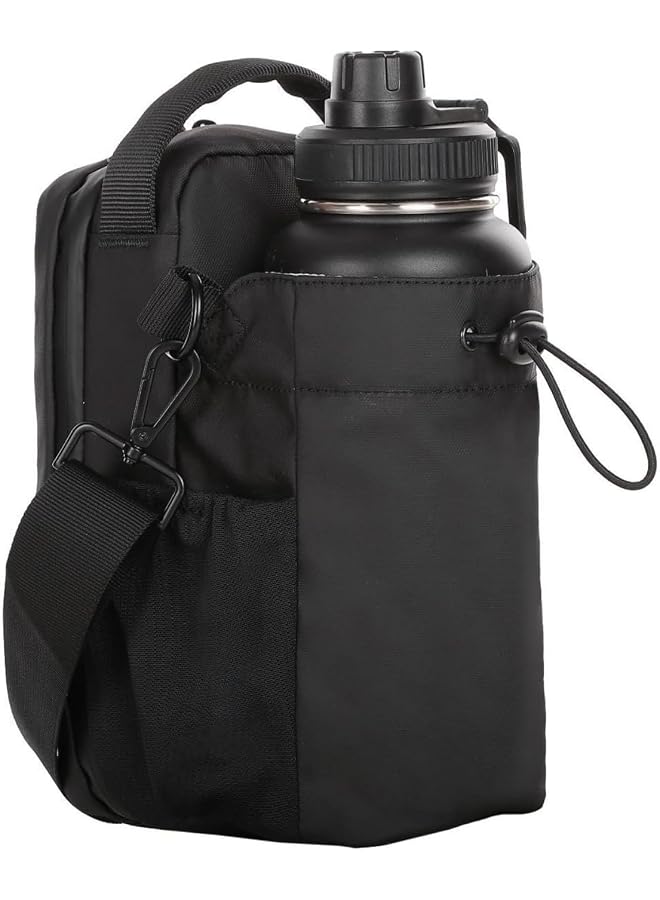 S-TOP Magnetic Gym Water Bottle Holder Bag with Phone Pockets & Accessories Organizer, Adjustable Strap for Men/Women Fitness Accessories for Gym - Image 1