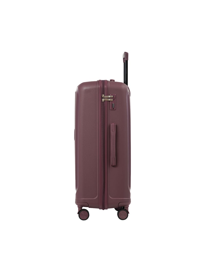 Eagle Express CLIFTON Check-in Travel POLYPROPYLENE Hard Trolley 360° Double Spinner Wheels Secure Lock 28 inch PURPLE SHADE - Image 4