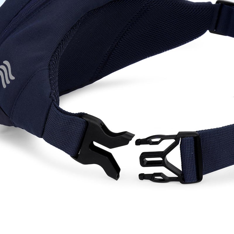 THE ASSEMBLY Assembly Unisex Cross Body Fanny Pack with Adjustable Strap (38.5 cms) | Padded Waist Bag with Zipper Pockets for Comfort Travel -Float(Cobalt) - Image 5