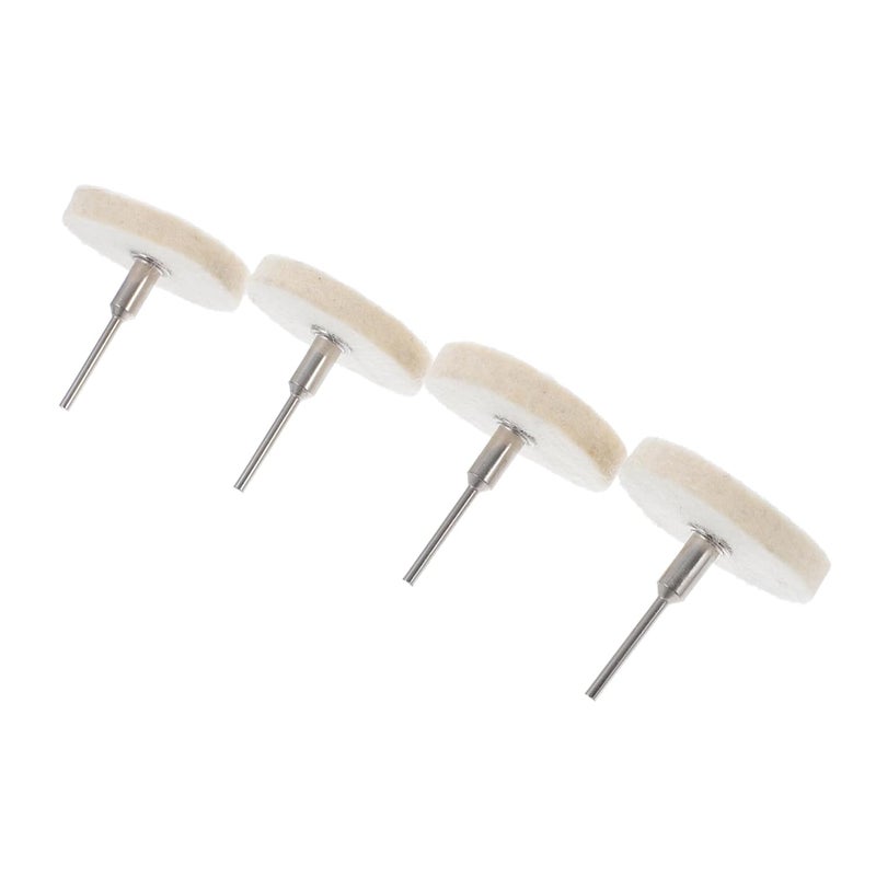 4Pcs Wool Polishing Wheels Handle Wool Buffing Discs for Wood and Ceramics Compatible Angle Grinder High Efficiency Polisher Tools - Image 1