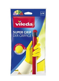 Vileda Super Grip Gloves Large  - Image 1