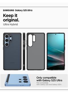 Spigen Ultra Hybrid Samsung Galaxy S25 ULTRA Case Cover (2025) - Frost Black  - Image 2