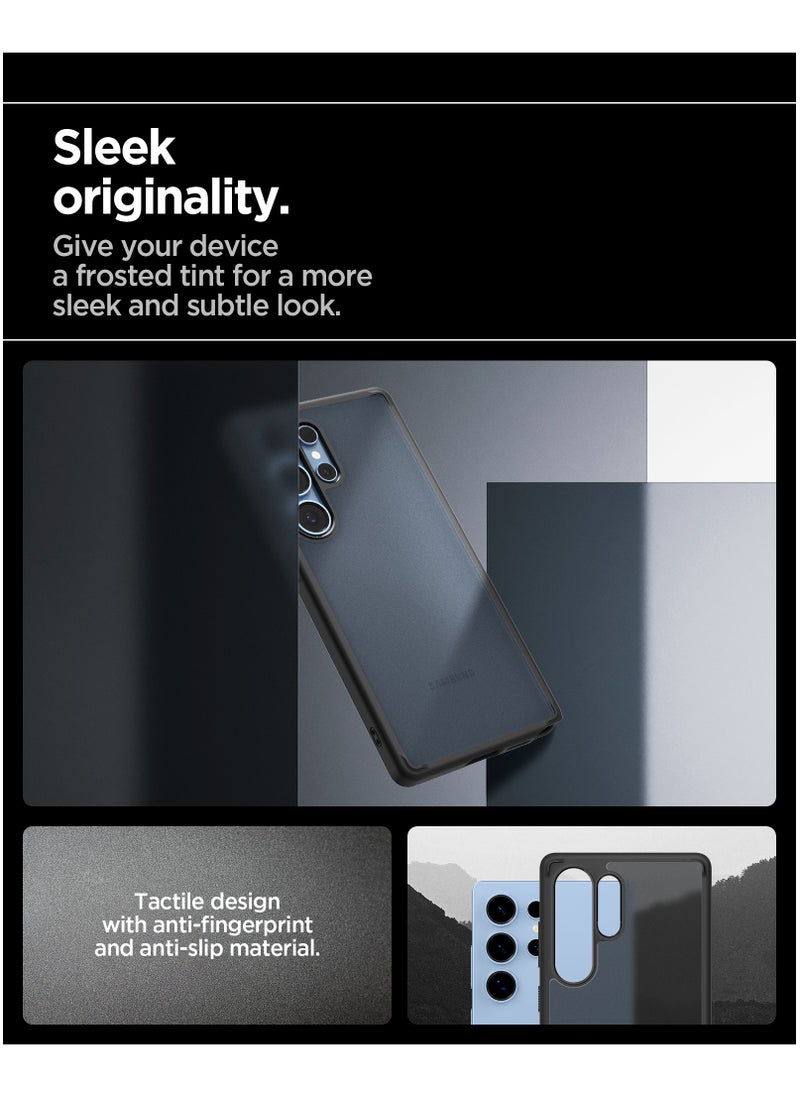 Spigen Ultra Hybrid Samsung Galaxy S25 ULTRA Case Cover (2025) - Frost Black  - Image 4