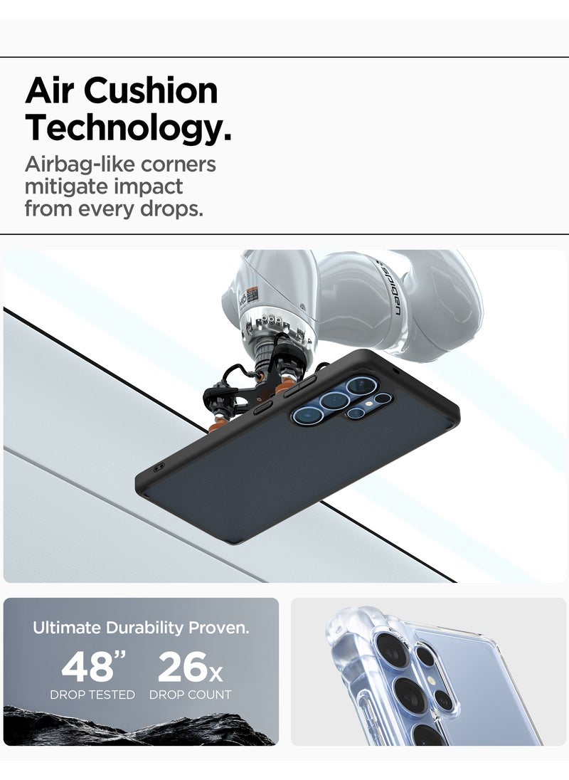 Spigen Ultra Hybrid Samsung Galaxy S25 ULTRA Case Cover (2025) - Frost Black  - Image 5