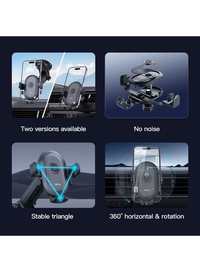 Totu Phone Holder TOTU Series One-Touch Locking, Suction Cup Version, CH-3 - Black - Image 2