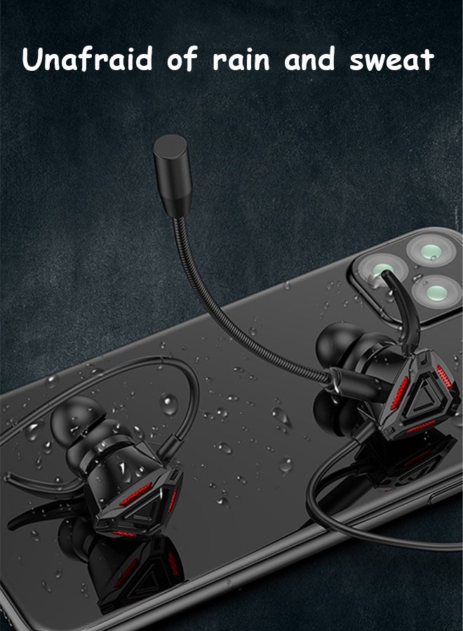 Gecomo Wired Gaming Earbuds with Microphone, In-Ear Gaming Headset for 3.5mm port, Noise Cancelling Headphones for Music Gaming Video Calling - Image 5